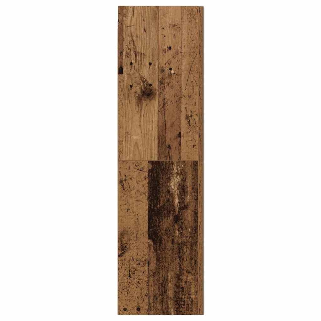 Mueble de TV colgante de aglomerado, 30 x 110 cm, moderno, montado en la pared, con gran espacio de almacenamiento, puerta montada a la izquierda o a la derecha.