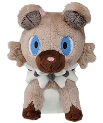 Takaratomy Pokemon Sun & Moon Stuffed Plush, Rockruff, 7"