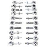 Quarter Midget/Go Kart 5/16 FK Rod Ends/Heims & True FK Jam Nuts -Pack of 20