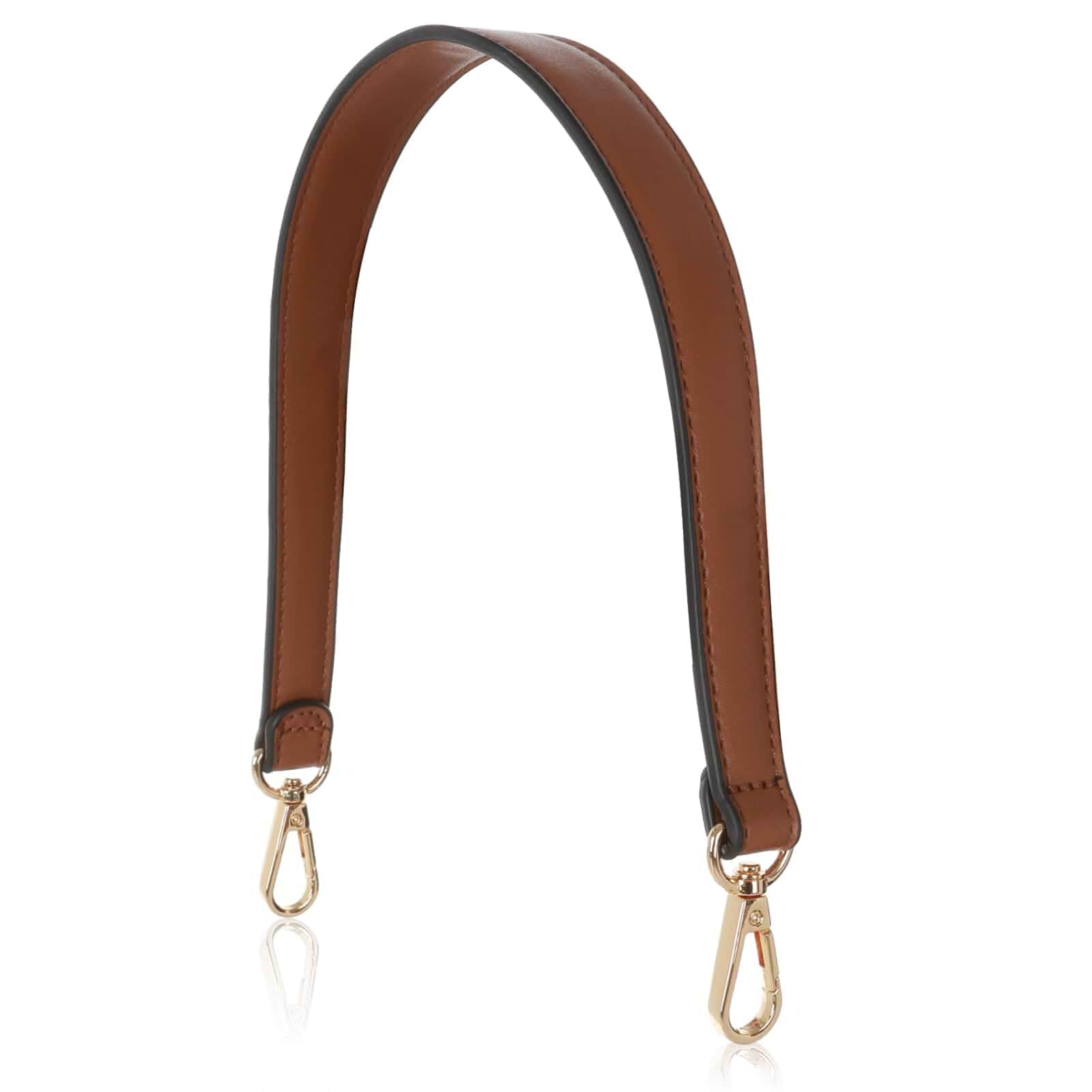 Prasacco Leather Purse Strap Handle 19 Inch Bag Strap Replacement with Swivel Clasps, Please Confirm The Size Information