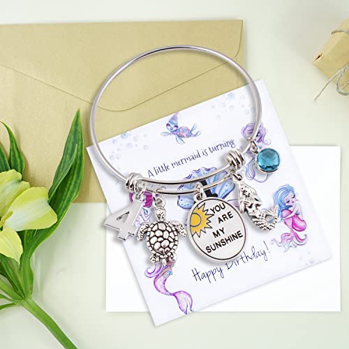 Silver/14k Gold Plated Birthday Bracelet, Natural Healing Crystal Bracelet Gifts for Her Birthday for Daughter Granddaughter Friends Mom Grandma Sister3