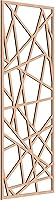 Vista 75 de 9 3/8"W x 24 3/8"H x 1/4"T Conway Decorativos Paneles de pared de madera calado, aliso