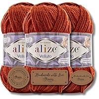 Hobby YARN 3x etiketlabel met Alize Velluto Premium wol 5x100g als set, Chenille dikke wol om te haken Uni kleur Bulky Amigurumi Baby knuffelwol Filzwolle (Zwart - 60