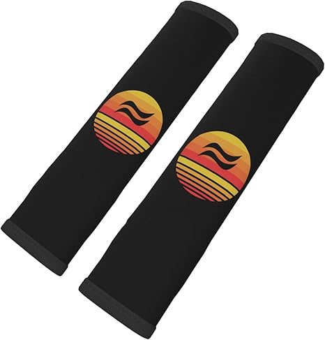 Aquarius Symbols of The Zodiac Car Seat Belt Cover Pad for for A More Comfortable Driving Car Interior Accessories Seat Belt Cover Pad 2 PCS Shoulder Strap Covers