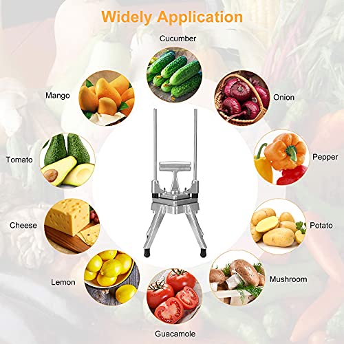 Cortadora comercial eléctrica de verduras ajustable miniatura 3