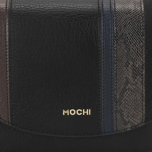 Image of Mochi Metro Black Oriane Top Handle Sling Bag Clairette Sling Bag