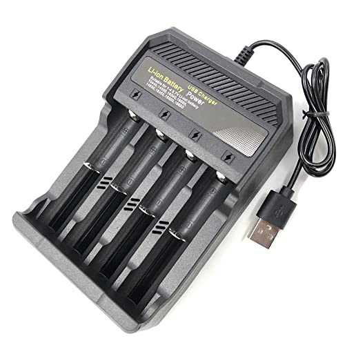JIECHUN 18650 Charger Four-Slot USB Lithium Battery Smart Charger 16340 3.7v Battery Four-Charge Fast Charge