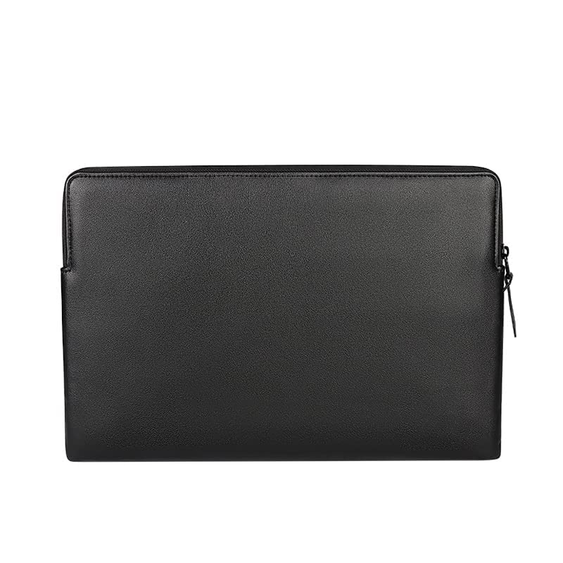 Red Lemon Laptop Tablet Case Notebook Case for 13.3 inch Mackbook Air/Pro Protect PU Leather Slim Laptop Sleeve (Black) (B09SPWYY96) Amazon Price History, Amazon Price Tracker