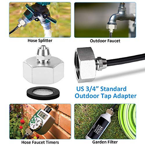 REDTRON 32.8FT Mist Cooling System, Patio Misting System with 10