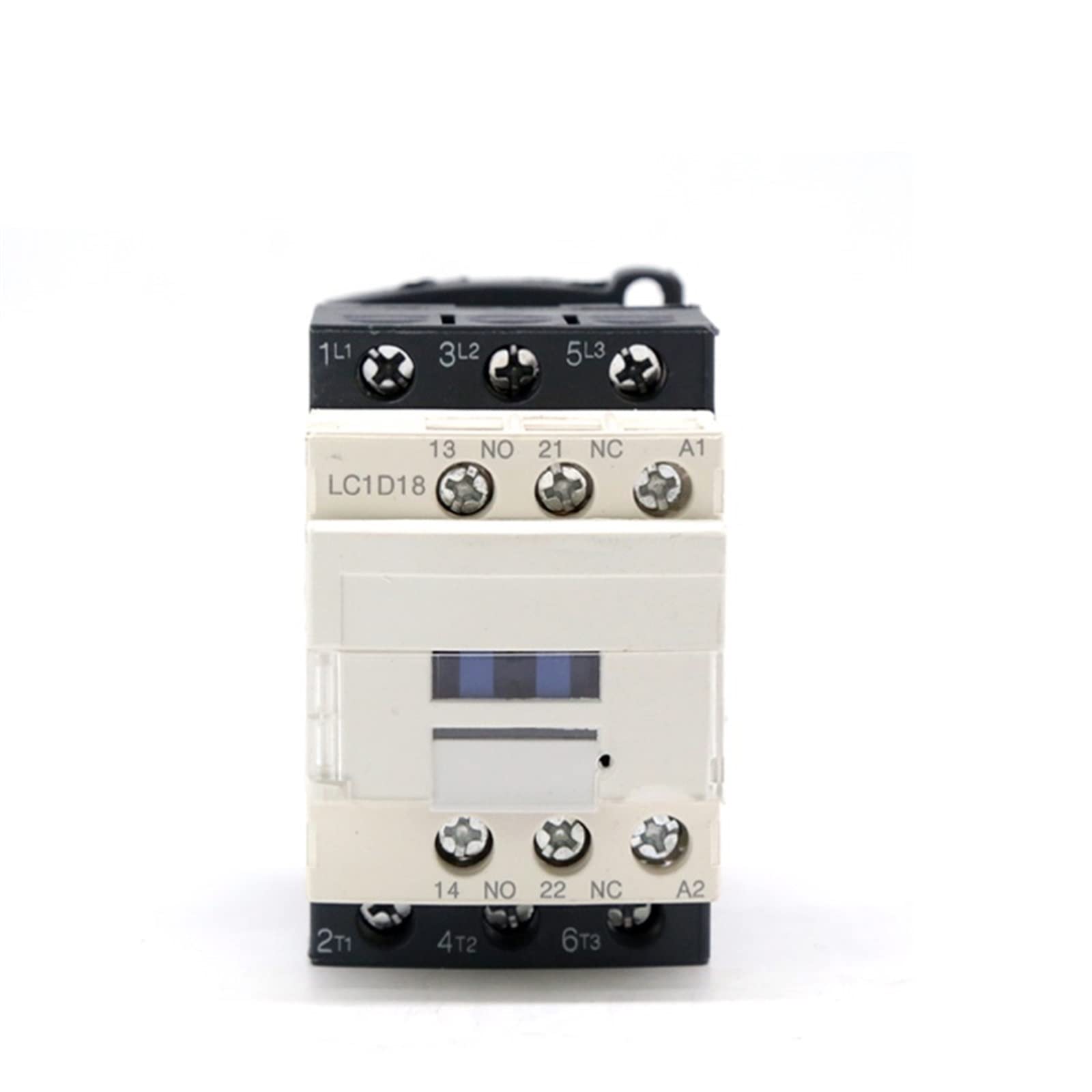 PWANUIGTE LC1-D18 AC Magnetic Contactor Three-Phase Contactors Motor Starter Relay 18A AC220V/380V 1NO+1NC(Ac220v)