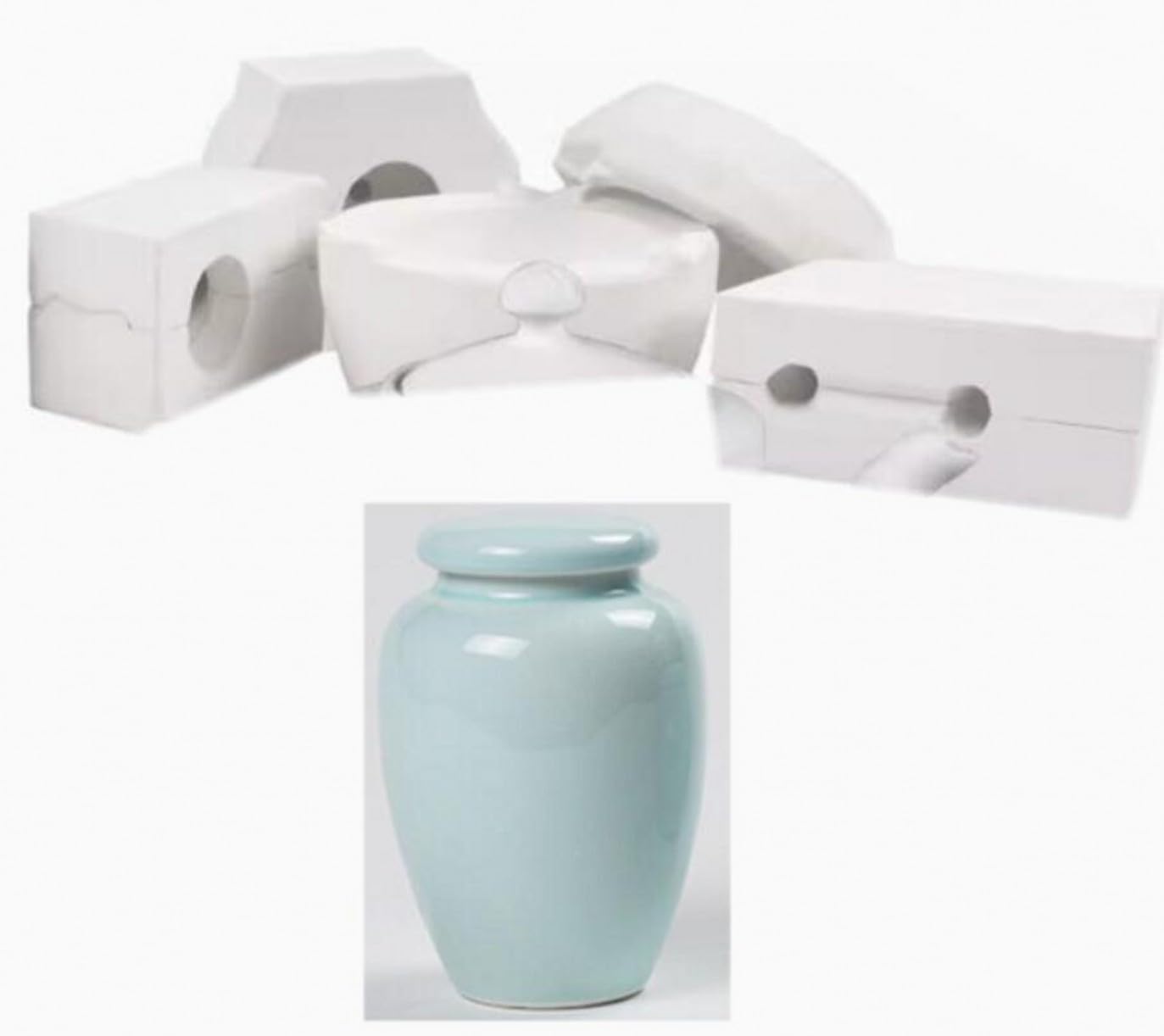 1 zestaw narzędzi garncarskich ceramiczne formy do formowania formy gipsowe DIY ręcznie robione artykuły dekoracyjne do domu - pojemnik na herbatę
