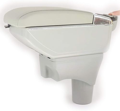 Compatible con reposabrazos de consola central de automóvil, caja de almacenamiento Nissan SunnyMarch Micra K13Nissan Versa Almera Sedan