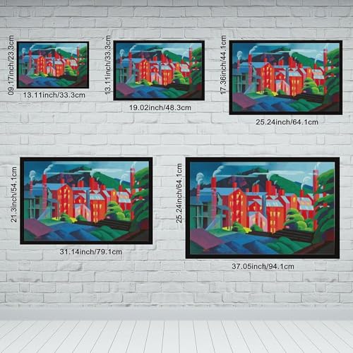 Toile Jersey Silkmills Oscar Bluemner cadre suspendu pour rompre la monotonie - 2