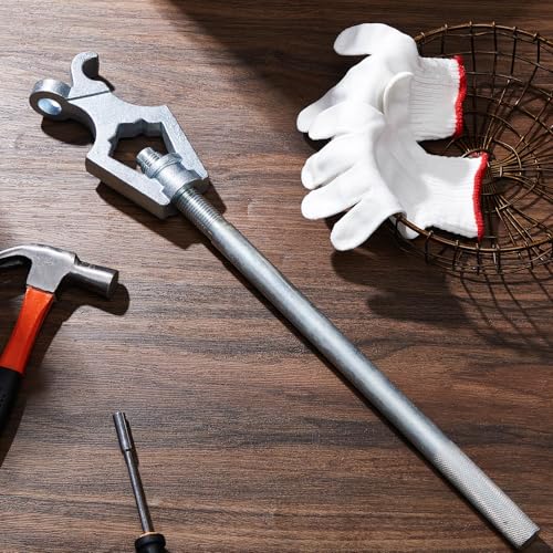 Image of Tandefio 2 Pcs Fire Hydrant Wrench, Pentagon 1-3 /4 inch /square 1-1 /4 inch, Silver | Adjustable Hydrant Key for Utility Crews, Multifunctional Hydrant Wrench for Tightening Fire Nuts Tightening Water Pipes