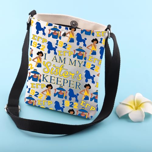 CENWA Sorority Sister Gift Pretty Poodle Sisterhood Shoulder Bag4