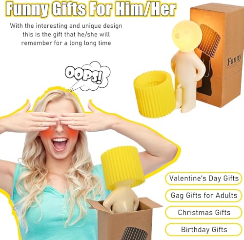 Eine Kreative Lampe des Kleinen Schüchternen Mannes,Lustige LED Tischleuchte,Kreative Tischlampe Mit Schirm,Kreative a Little Shy Man Nachttischlampe,Schlafzimmerlampe,Led Nachttischlampe