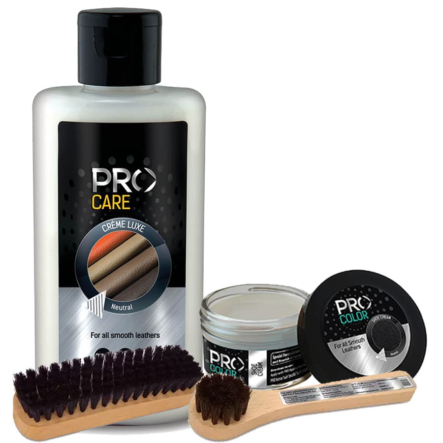 PRO Formal Shoe Care Combo I Smooth Leather Shoe Cream I Shoe Brush (B09X5DH6WW) Amazon Price History, Amazon Price Tracker