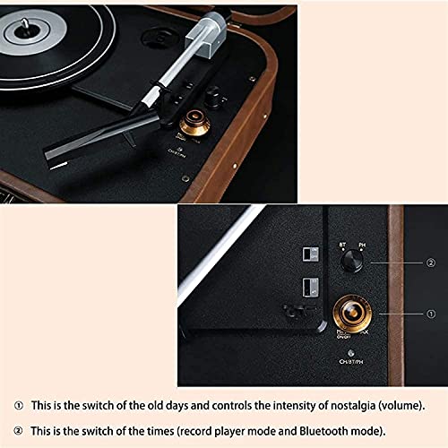 Tourne-Disque, Tourne-Disque Portable Bluetooth à 3 Vitesses, équipé de Deux Haut-parleurs stéréo intégrés, Batterie… - Les Beatles, Paul McCartney, John Lennon, RIngo Starr, George Harrison Tourne-Disque, Tourne-Disque Portable Bluetooth à 3 Vitesses, équipé de Deux Haut-parleurs stéréo intégrés, Batterie… – Image 5