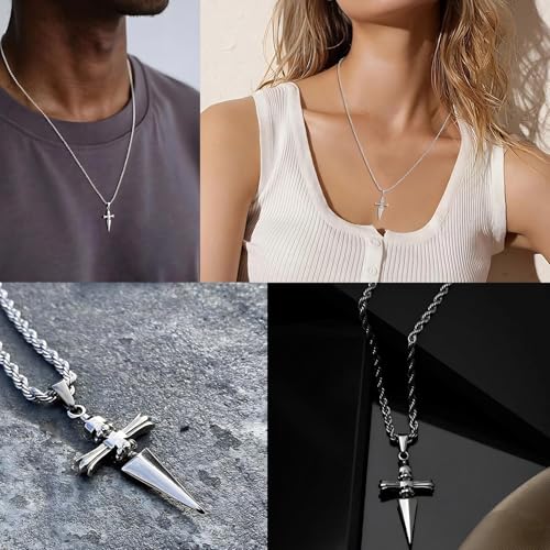 Two packs-Anime Accessories Judgement Chain Necklace H-X-H Pendant Men's Jewelry, Lover,Kurapika's Chain Necklace Inspired Jewelry Judgment Chain Pendant for Anime Fans4