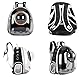 Sipobuy Pet Raum Kapsel Rucksack, Kleine Medium Katze Welpen Hund Träger, Transparent Atmungsaktive Wärme Proof, Für Reise Wandern Zu Fuß Camping (Grey)