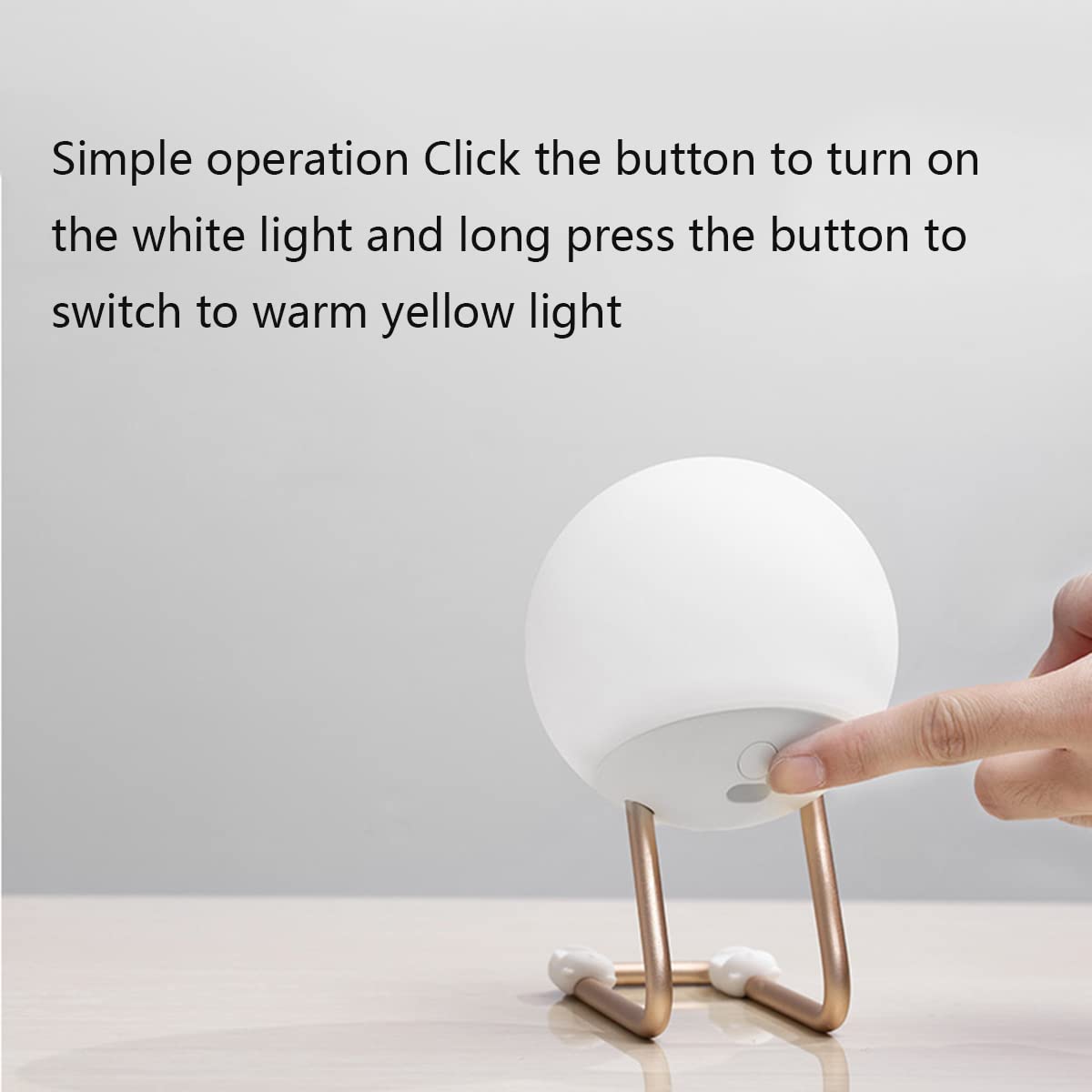 Luz De Noche LED Para Niños Luz De Noche De Bebé Regulable Silicona Con Interruptor Lámpara De Noche Para Dormitorio Carga USB Lámpara De Noche Portátil Lámpara De Escritorio