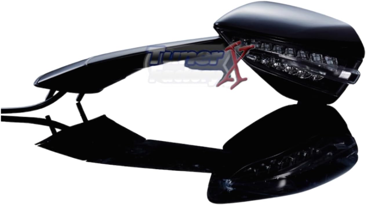 FIT Aprilia Left Side Mirror Only GLOSS BLACK RSV4 (2009-2024), RSV4 1100 (2009-2024), RS660 (2021-2024), Tuono 660 Factory (2020-2024), RSV 1000 / R/Factory (2004-2008)