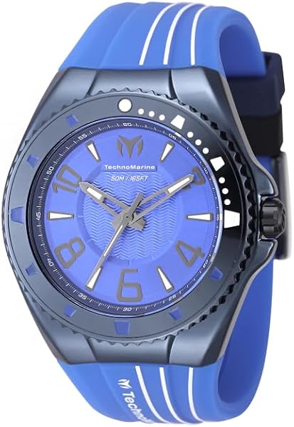 TechnoMarine Racing Legends Men 44.00mm Stainless Steel Blue Blue dial PC21 Quartz - 1
