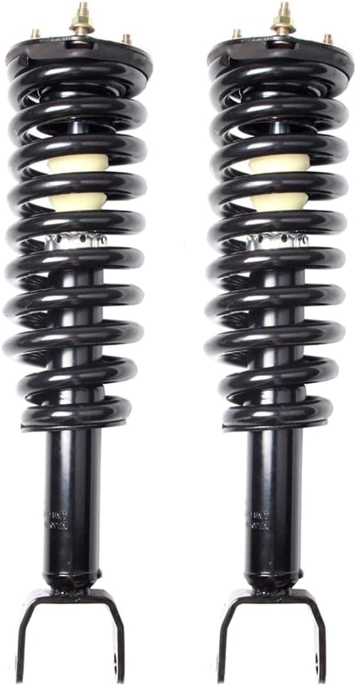 Abrillvt Front Complete Strut & Coil Spring Assembly — Set of 2 (fits Dodge Dakota 2005–2009 Mitsubishi Raider 2006–2009)