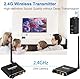 eppfun Drahtlos Audio Sender Empfänger, 24bit/192kHz HiFi Stereo Transmitter and Receiver Kit, 12,5ms Low Latency für TV/PC zu Lautsprecher/CD Player/Amp, Cinch & 3,5 mm Klinke Ausgang/Eingang