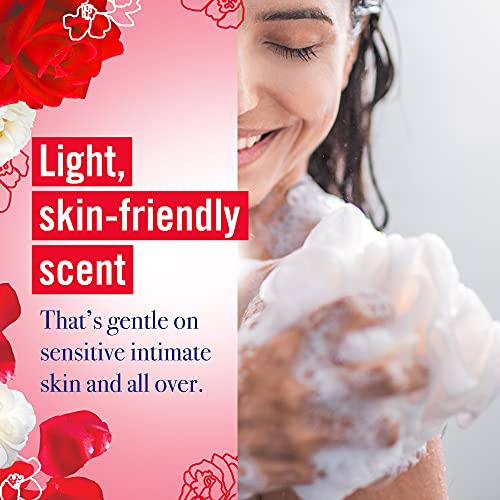 Image of Vagisil Feminine Wash for Intimate Area Hygiene, Scentsitive Scents, pH Balanced and Gynecologist Tested, Rose All Day, 12 oz (Pack of 1)