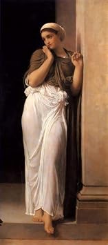 Toperfect Oil Painting Handmade $50-$2000 by College Teachers - 10 Famous Paintings - Nausicaa classical girl Academicism Frederic Leighton - Canvas Paintings Art -Size5
