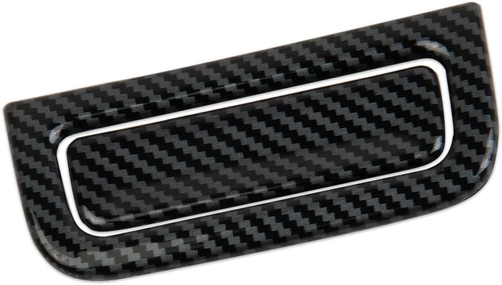 Carbon Fiber Armrest Box Handle Bowl Cover Trim Interior Decoration Accessories for GMC Yukon/Yukon XL 2021-2024