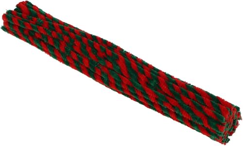50 piezas de limpiador de mangueras para manualidades, manualidades, limpiadores de árboles de Navidad, tallos de chenilla para manualidades,