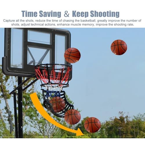 Reboundeur de basket-ball portable avec fixation rotative 360° - 3