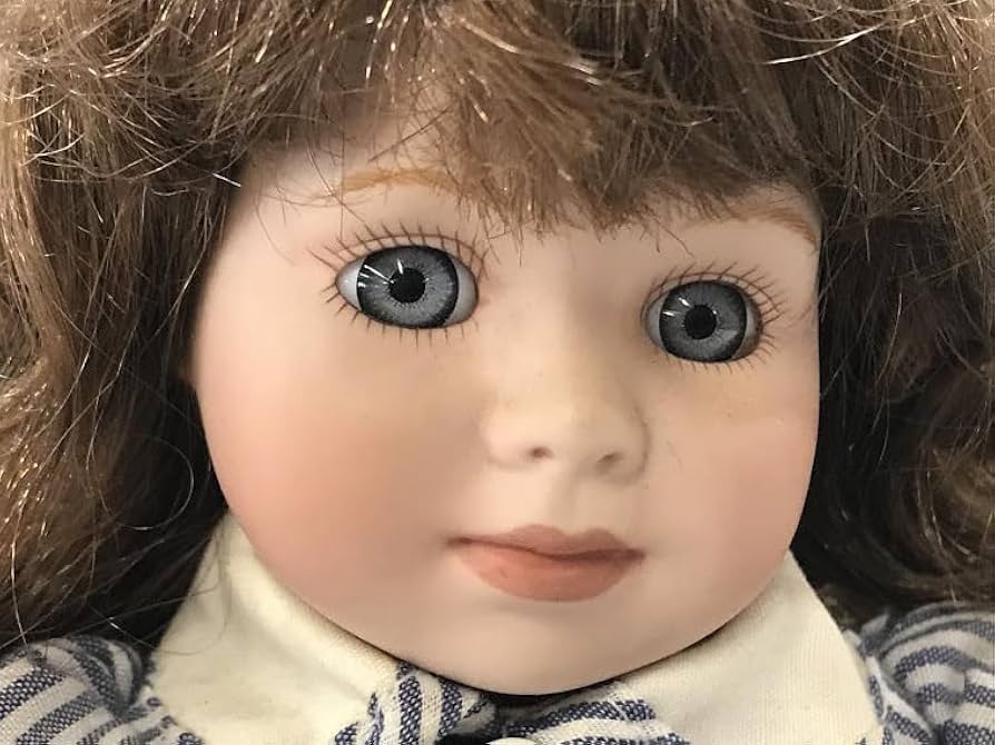 ビスクドール 西洋人形 アンティークドール オルゴール付き レトロ