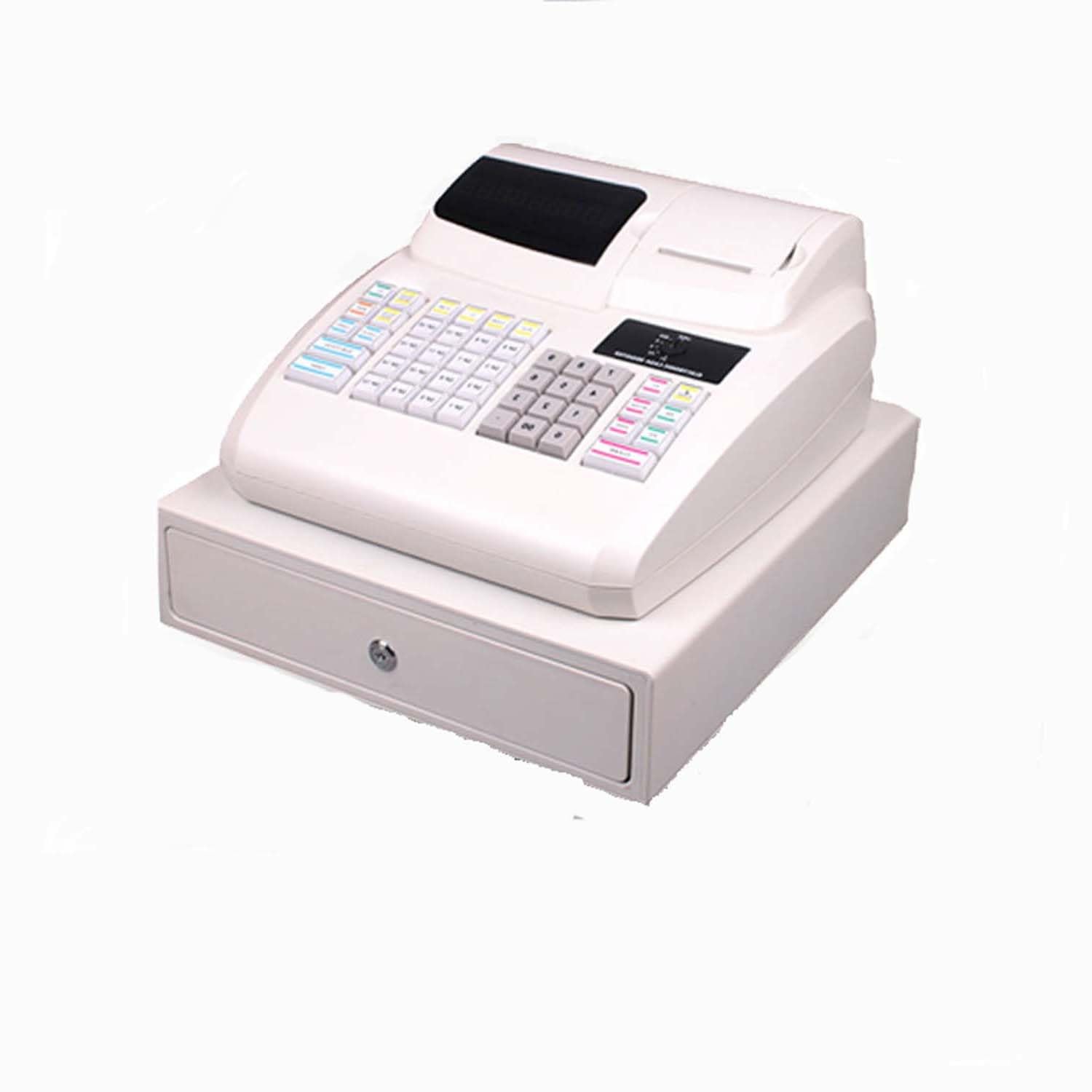 Caja Registradora, Punto De Venta para Comercio Minorista. Sis-Tema Tpv, Caja Registradora Electrónica, Permite Crear Y Modificar Datos De Productos Y Generar Diversos Informes(White)
