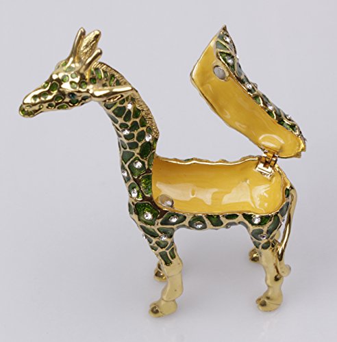 Znewlook Giraffe Crystals Jewellery Jewelry Trinket Box Standing Giraffe Keepsake Box #TOP6