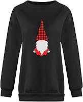 Vista 3 de Camisas para el día de San Valentín para mujer, sudadera con estampado de corazón, cuello redondo, manga larga, camiseta