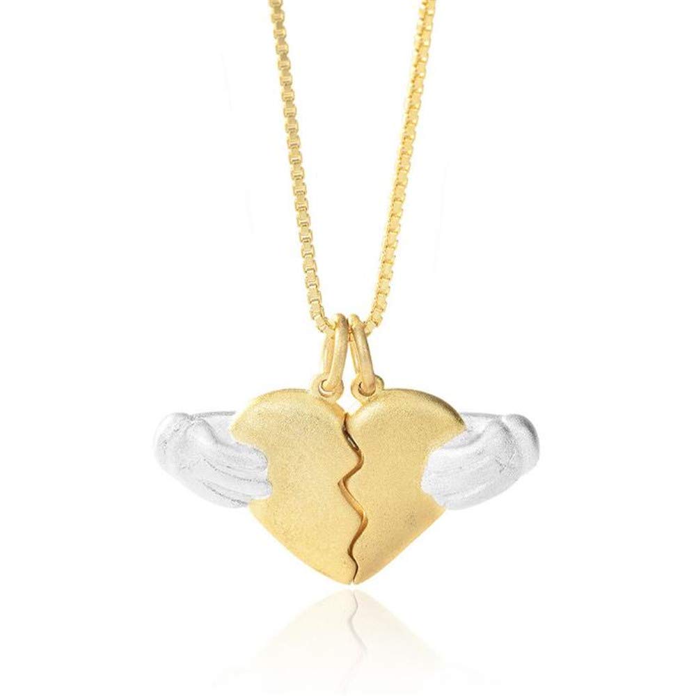 Pareja Fresca Personalidad Mate imán Collar Colgante Collar del Banquete de Boda joyería de Navidad para Mujeres Girls50CM