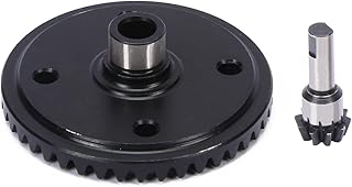 RCAWD 40CrMo Main Diff Gear Main 43T Spiral & Main Input Gear 10T Spiral Cut Upgrades for ARRMA 6S 1/7 Fireteam Mojave 6S, 1/8 Kraton Notorious Outcast Talion 6S, Parts #ARA311054#AR310497 ARAC4008