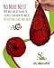 My AlphaPet Compostable Dog Poop Bags, Cornstarch Eco-Friendly, HOME COMPOST NF T 51-800, 240 Count, Large Size Bag 9x13 Inches, 16 Unscented Refill Rolls, Leak-proof, Plantbased, GM-Free Corn (Red)
