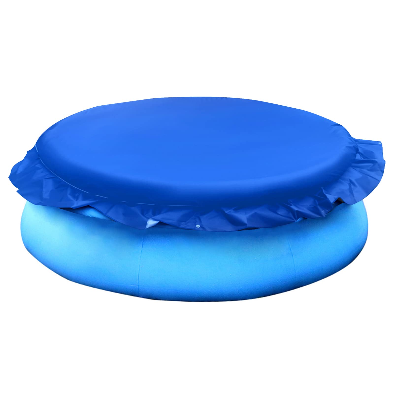 Pool Cover Heavy Duty, Pool Cover Rectangular & Round, Tarpaulin Waterproof Heavy Duty, Plastic Sheeting Heavy Duty, Swimming Pool Accessories Pools Frame Pool Cover Solar Blue 210d Waterproof Coating