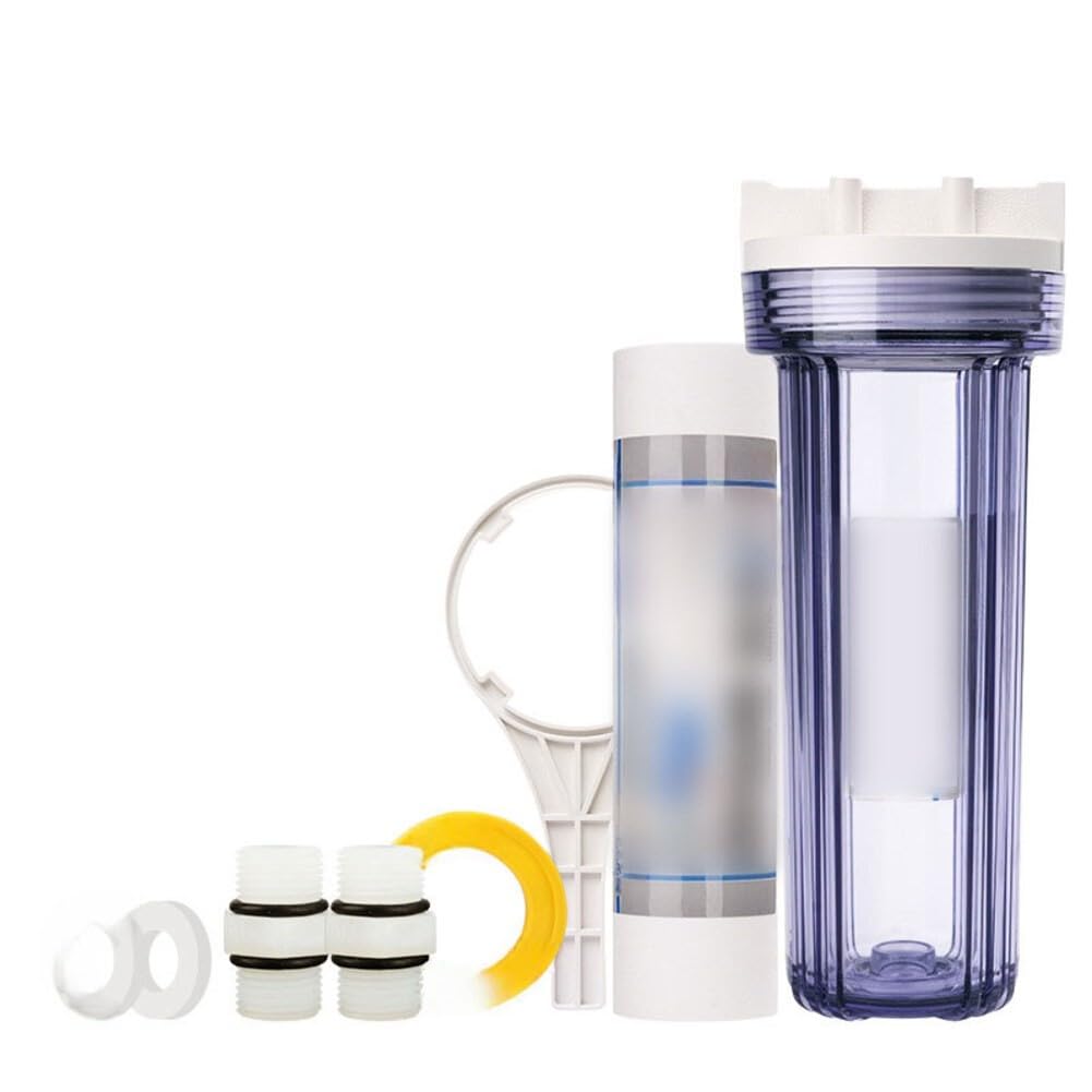25,4 cm klar für Wasseraufbereitergehäuse, 01-04MPa Druckfilterflasche Sand & Gartenpumpen