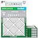 FilterBuy 14x18x1 MERV 8 Pleated AC Furnace Air Filter, (Pack of 6 Filters), 14x18x1 – Silver