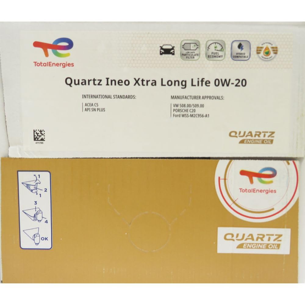 20 Liter Box Totalenergies Quartz Ineo XTRA Long Life 0W-20