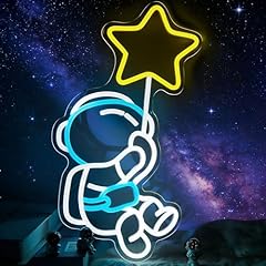 Astronaut Star Neon Sign
