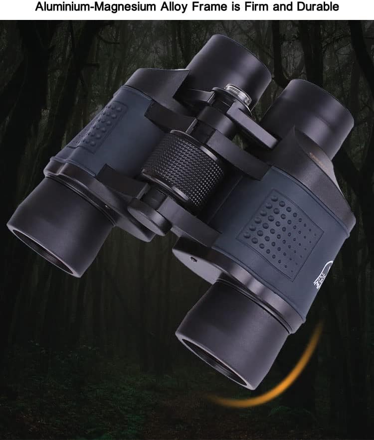 Miniatura 8 de Prismáticos de alta potencia de 10 x 35 para adultos, focos ajustables de larga distancia, telescopio transparente para exteriores, binoculares