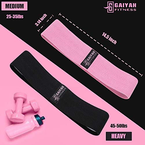 Gaiyah Fitness Long Bands For Working Out - Long Resistance Band Body Bands For Working Out Long Loop Resistance Bands Set Fabric Booty Bands For Women Hip Squat Booty For Full Body Workout Set Of 4 #TOP4