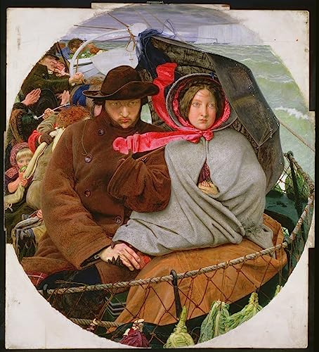 Cuadro lienzo el último de Madox Brown PSVDCTOO decoración de pared artística 60x90cm