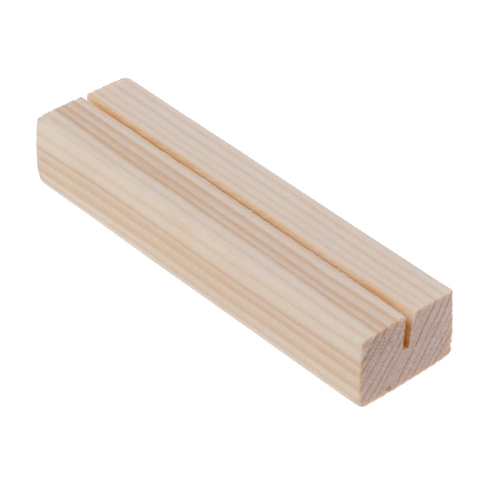 Hredyqw Simple Wood Place Card Holders Table Number Stands Holder Wooden Sign Holders for Wedding Dinner Home Party
